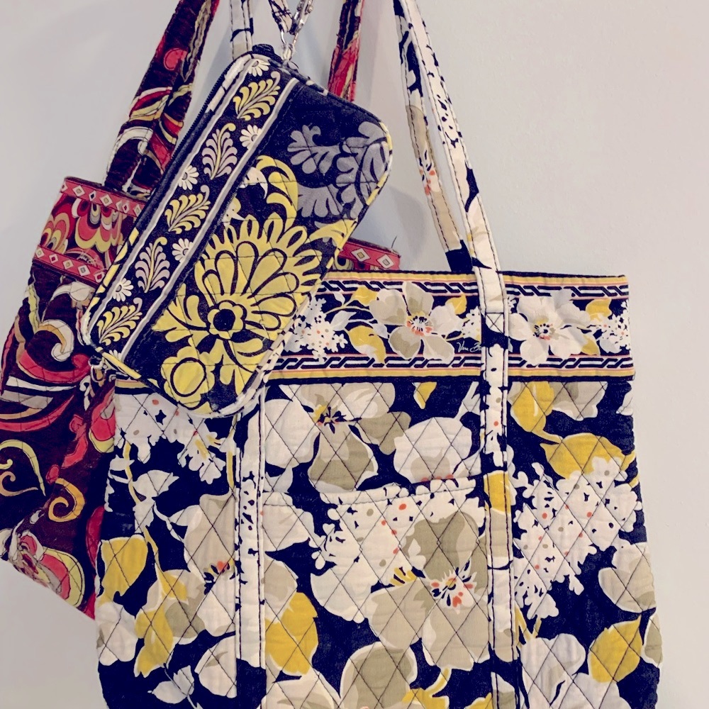 Vera Bradley Bundle 2 purses and 1 wristlet